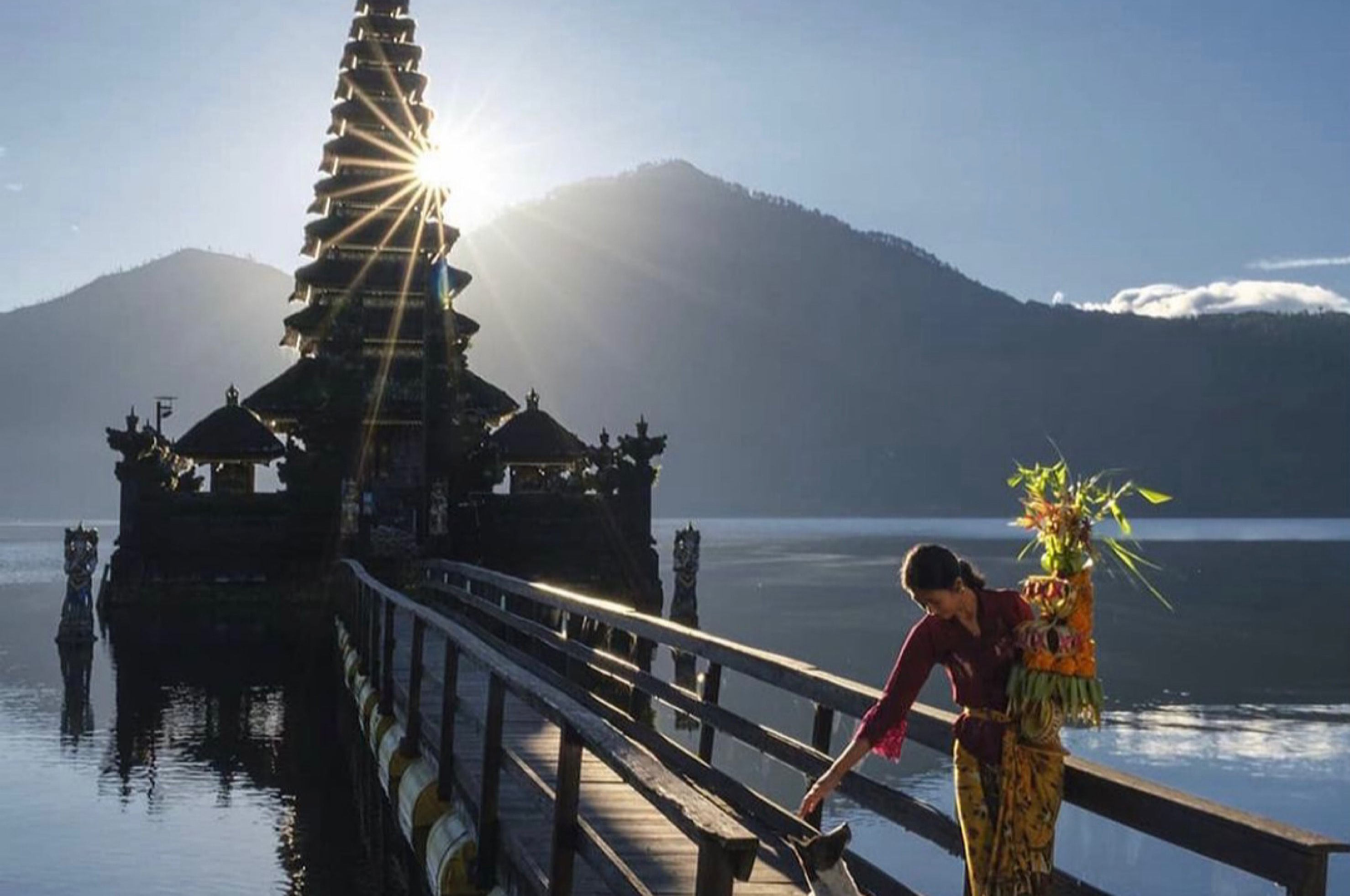 Witness Mount Batur’s Sunrise & Explore the Floating Temple with a Private Jeep Ride